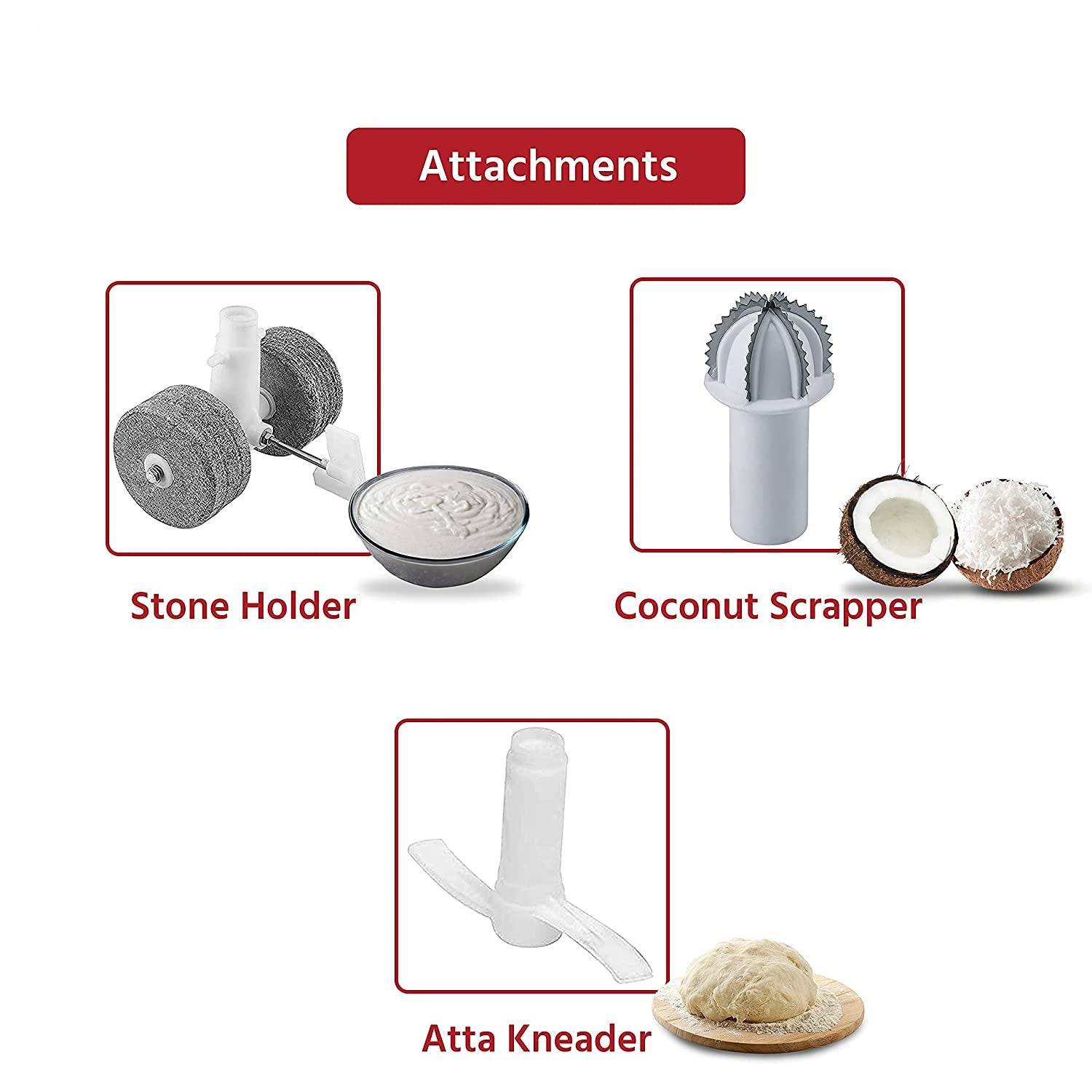 Coimbatore Table Top Wet Grinders 4 in 1-Opal - 1 Pc