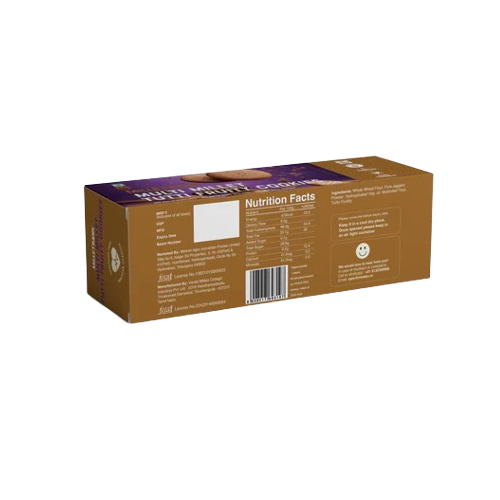 Millet Bank Multi Millet Tutti Fruity Cookies Nutrient Rich Delight with a Burst of Fruity Goodness No Preservatives No Artificial Colors No Refined Sugar - 100 g