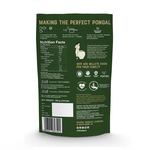 Millet Bank Multi Millet Pongal Mix - 250 g