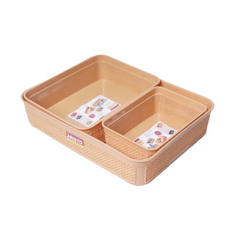 Multipurpose Fridge Nested Tray Set Aristo - Set of 3