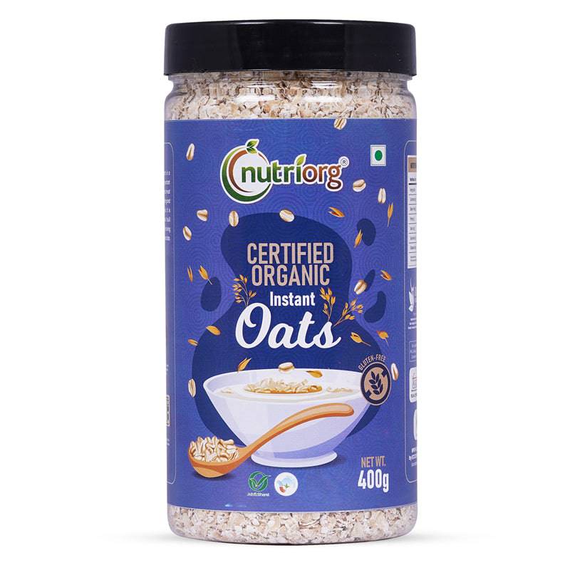 Nutriorg Organic Instant Oats (Certified ORGANIC) - 400 g