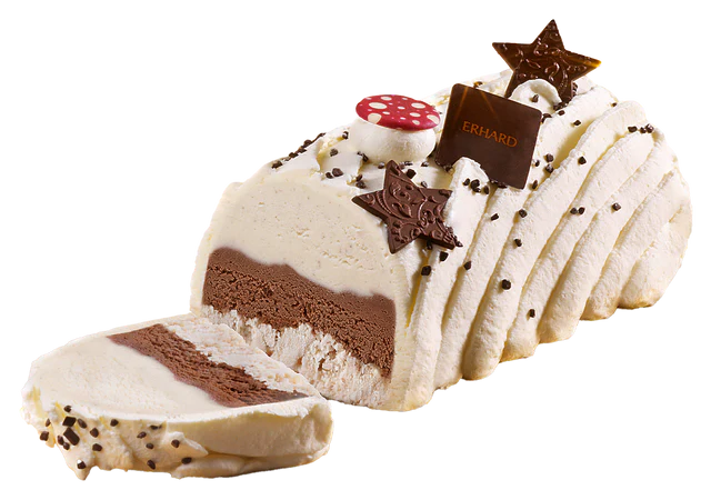 Erhard Frozen Log Cake Vanilla Choc Meringue-Erhard -  420 g