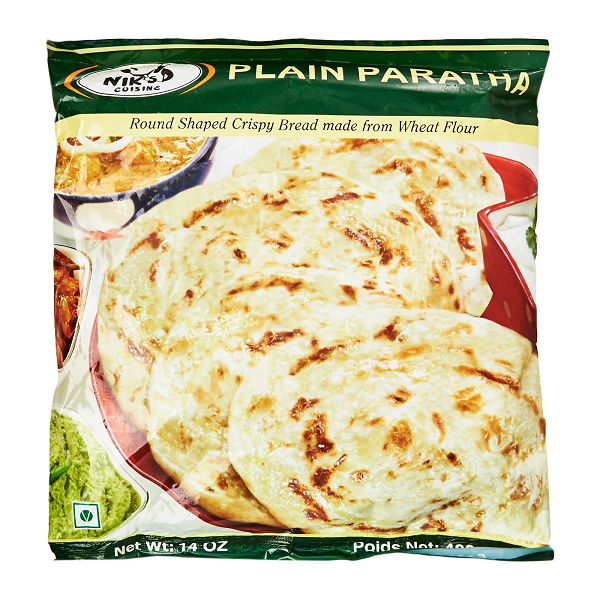 Niks Plain Paratha (Chilled) - 400 g / 5 Per Pack