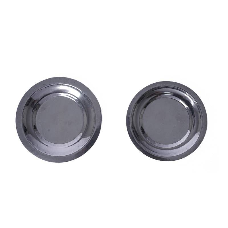 Dixit Stainless Steel Square Handi With Lid - Set of 2