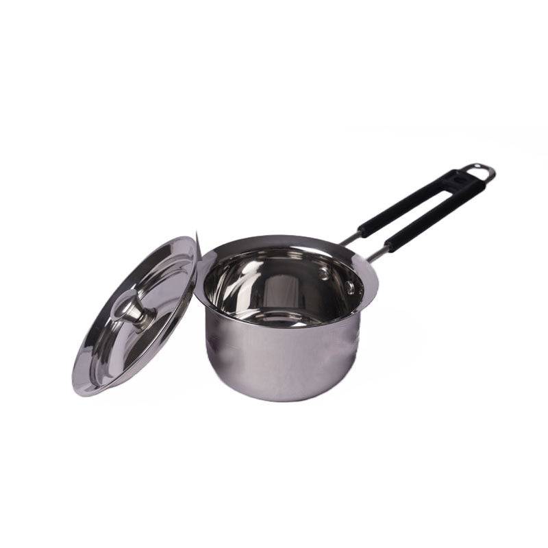 Stainless Steel Sauce Pan with lid & back Light Handle - 1 pc