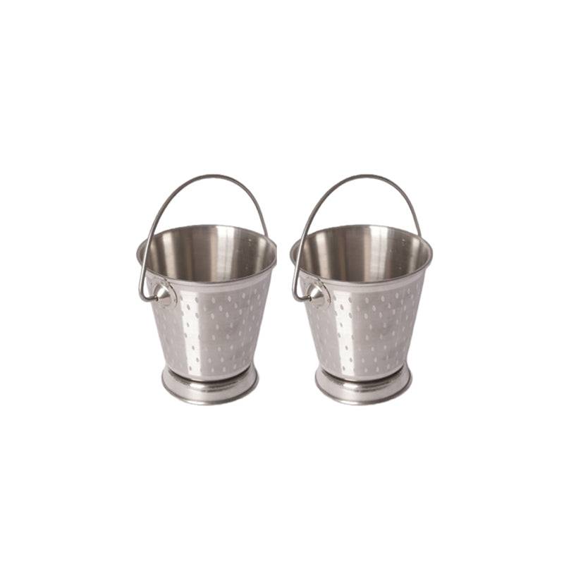 Stainless Steel Baby Serving Bucket  - Set of 2