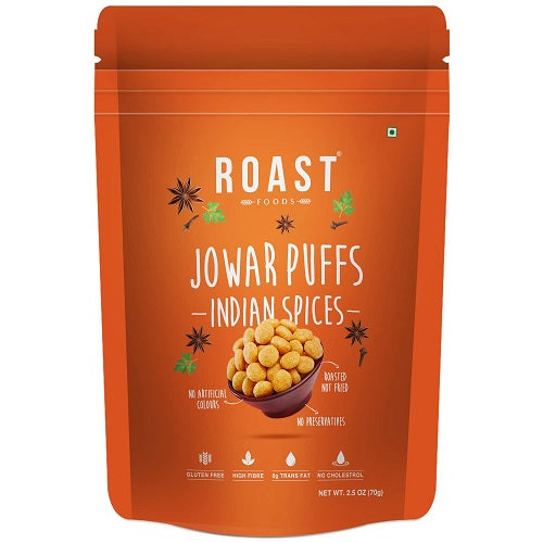 Roast Foods Jowar Puffs Indian Spice - 70 g
