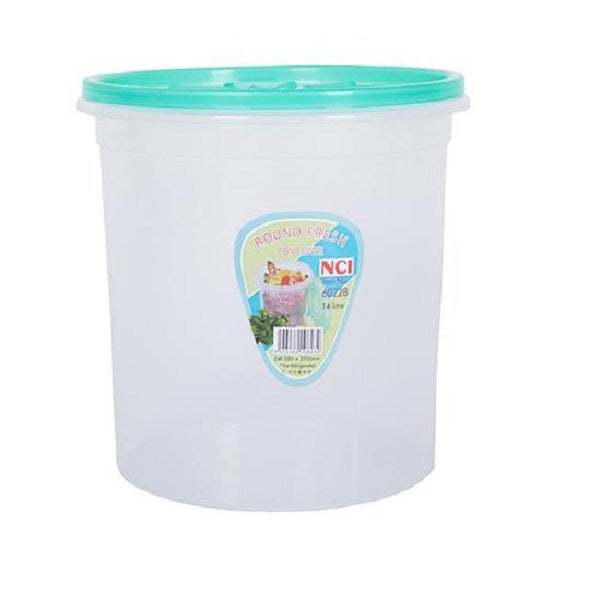 NCI Plastic Round Container 201 211 (26CM) - 1 Pc