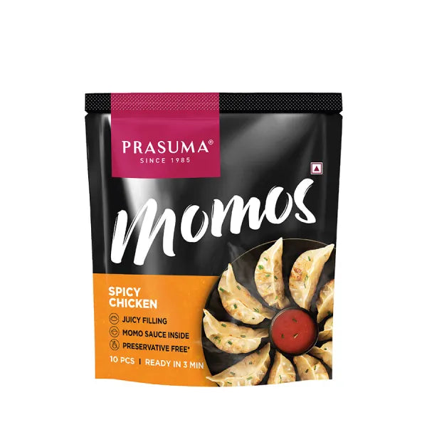 Prasuma Spicy Chicken Momos - 230 g