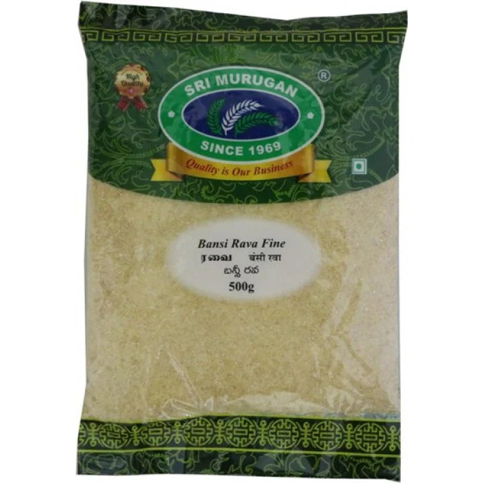 Sri Murugan Bansi Rava /Semolina (Sooji/Suji) Fine - 500 g