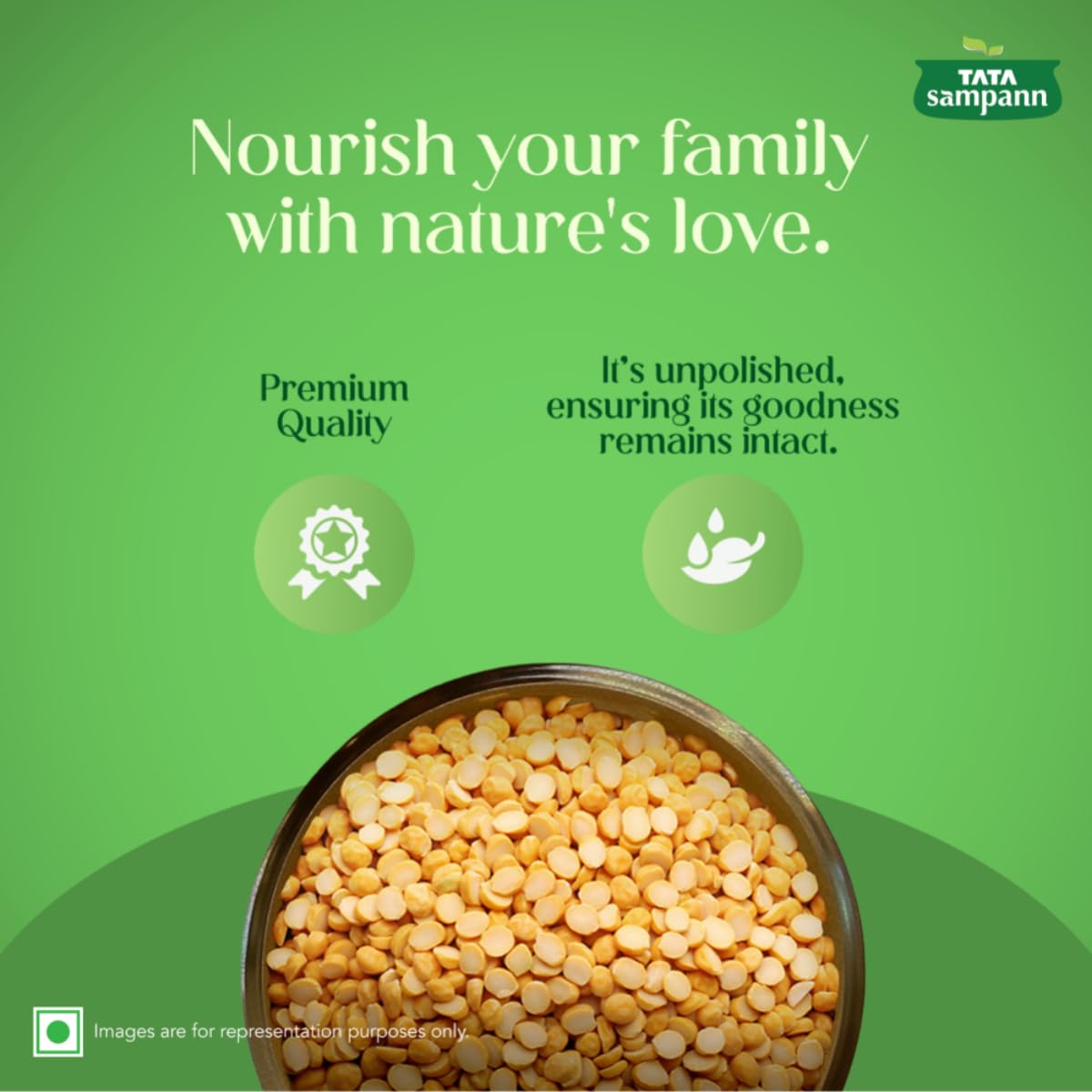 Tata Sampann Channa Dal  - 1 kg
