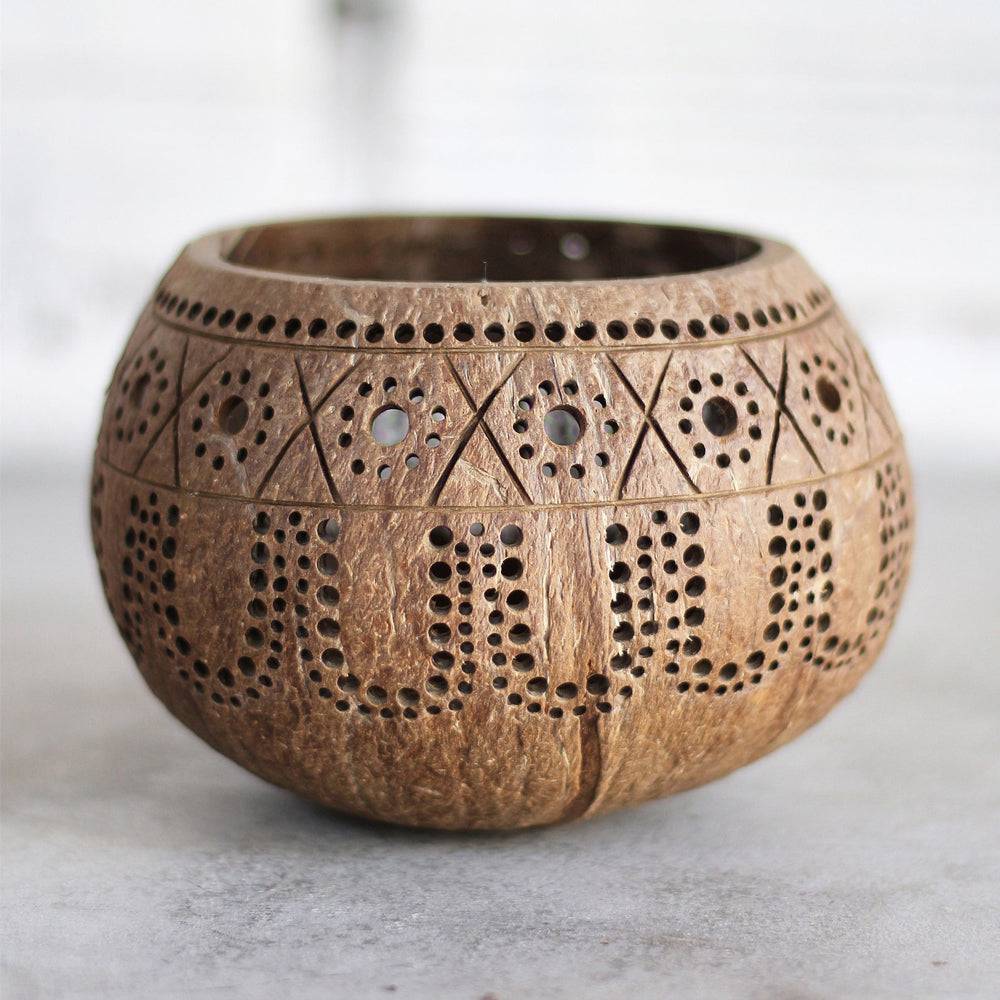 Tropical Tealight Candle Holder - 1 Pc