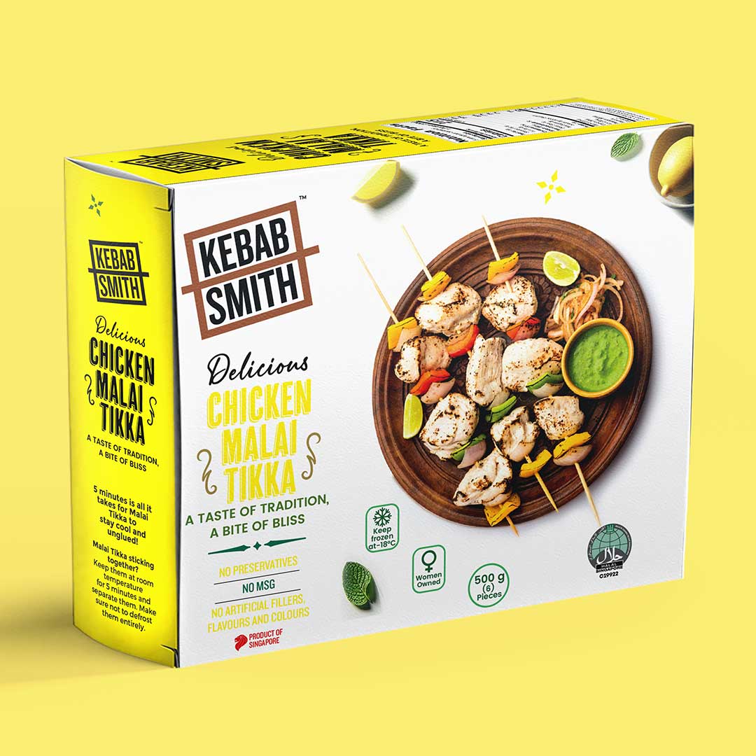 The Kebabsmith Chicken Malai Tikka - 500 g / 6 pcs