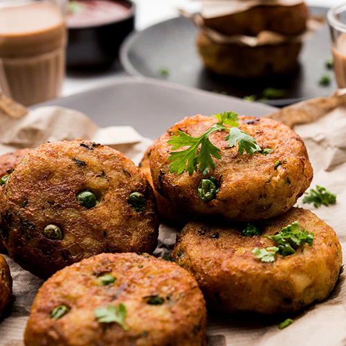 The Kebabsmith Plantain Kebab (Raw Banana Cutlets) - 200 g / 8 pcs