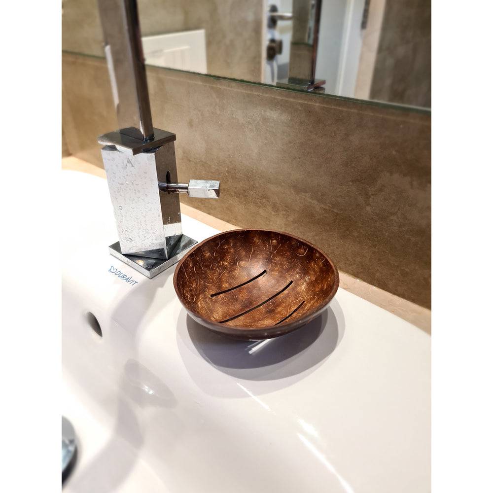 Coconut Shell Soap Dish - 1 Pc