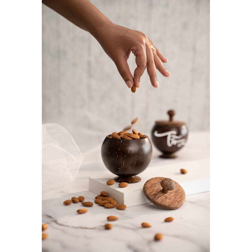 Coconut Shell Container - 1 pc