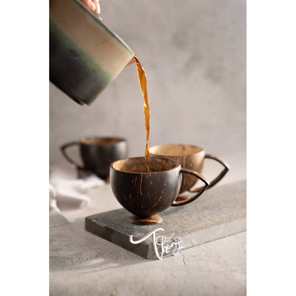 Shell Tea Cup Coconut Shell Tea Cup - 1 pc