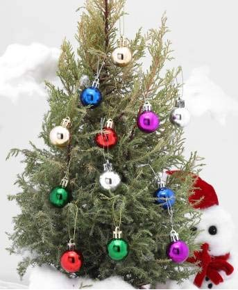 Christmas Decorative Tree Balls - 1 Packet (6pcs)