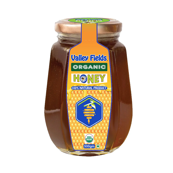 Valley Fields Organic Honey - 1 Kg