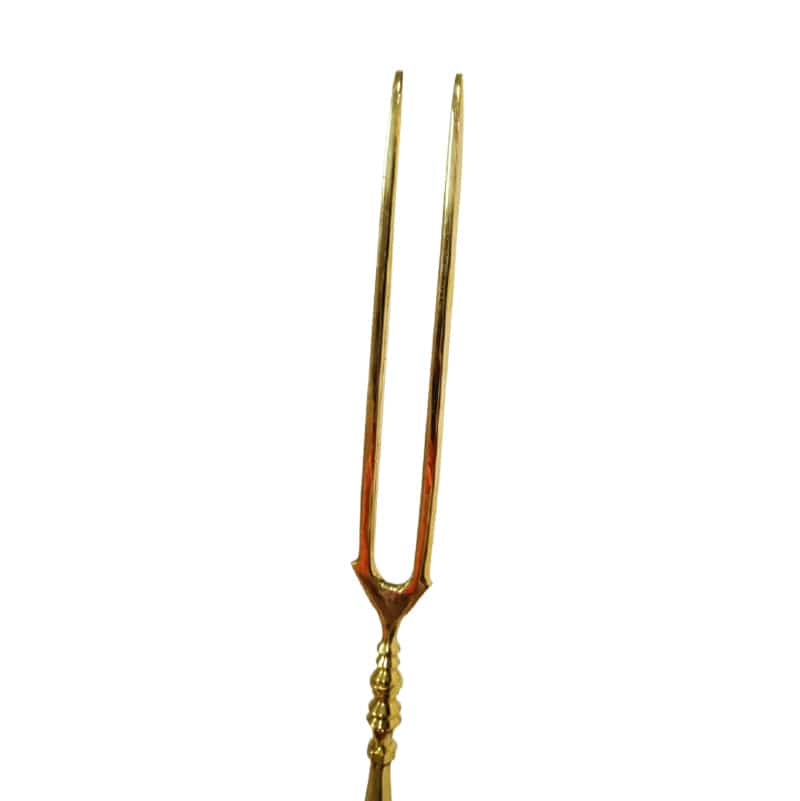 Antique Brass Hair Untanglar Double Needles - 1 Pc