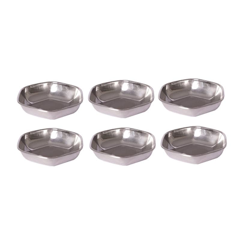 Stainless Steel Fancy Cup  - Set of 6