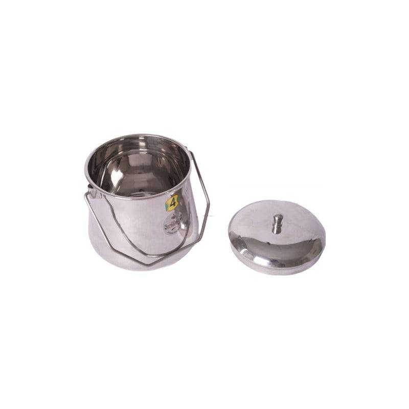 Stainless Steel Pal Thukku Container | Oil Can - 750 ml