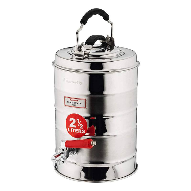Butterfly LLM Stainless Steel Elite Tea Can - 2.5 L