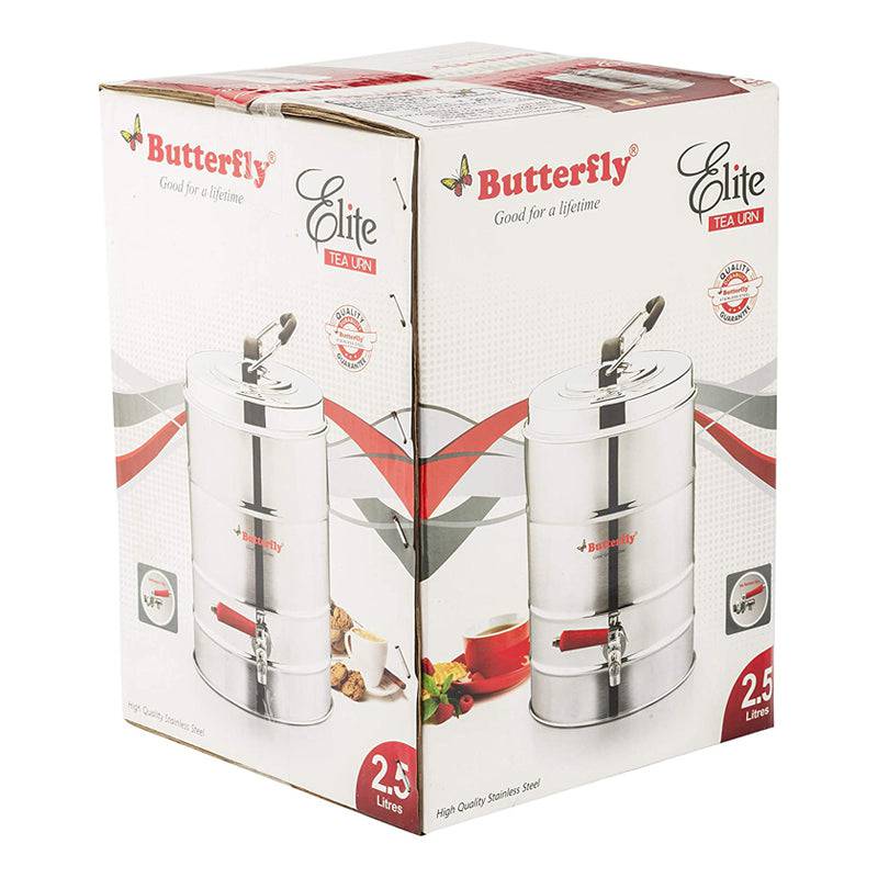 Butterfly LLM Stainless Steel Elite Tea Can - 2.5 L