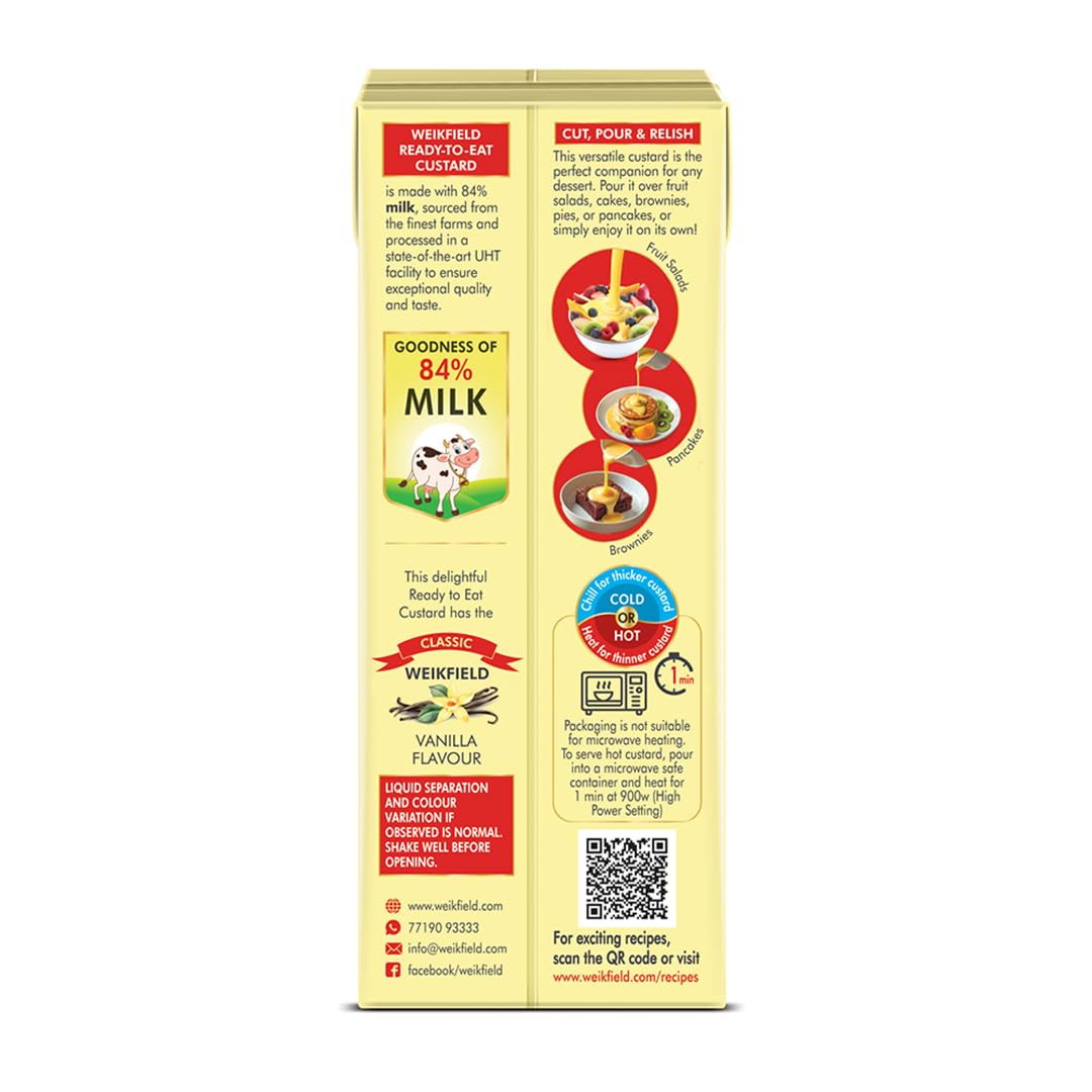 Weikfield Ready to Eat Custard Vanilla - 200 ml