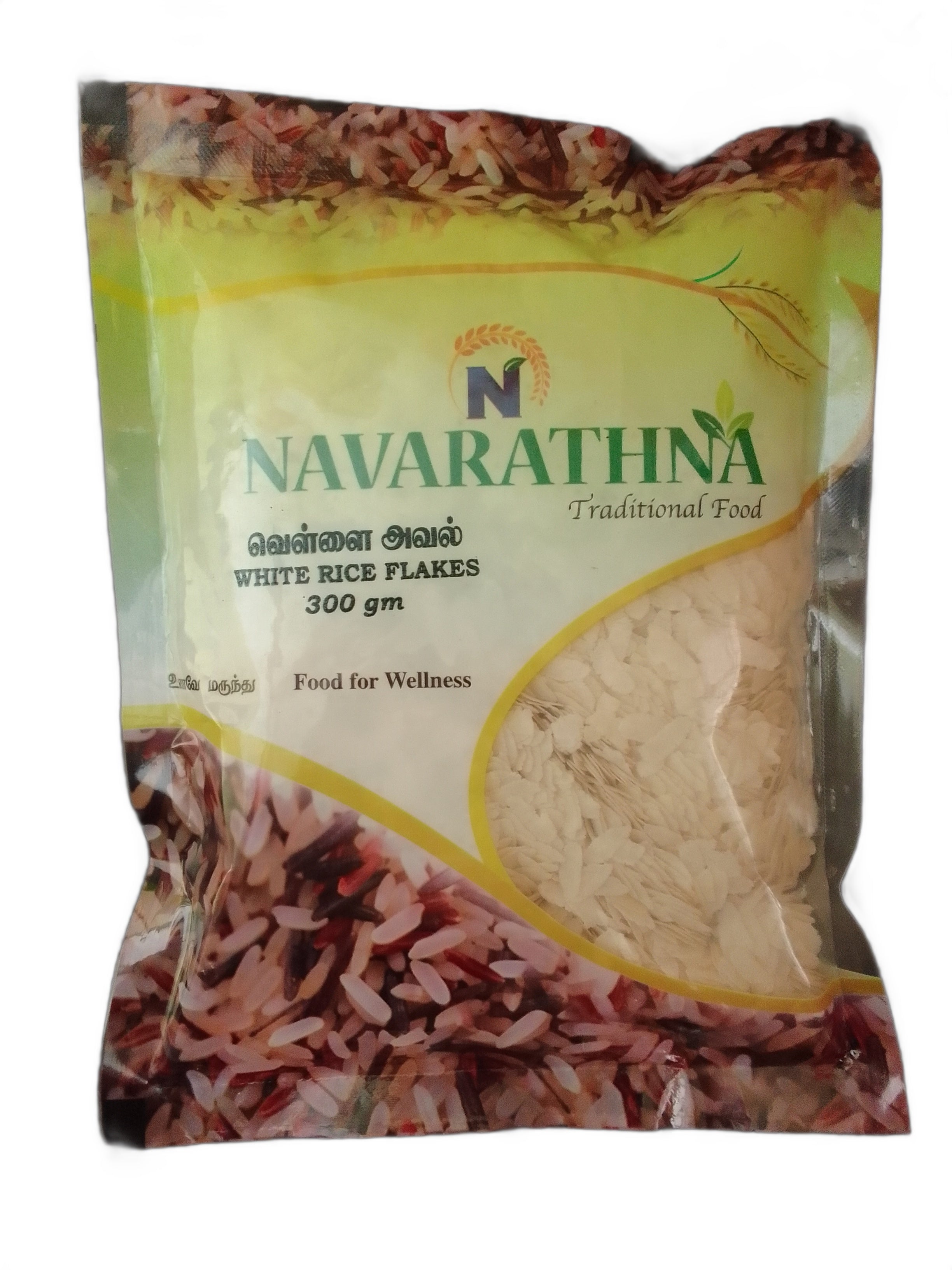Navarathna White Rice Flakes - 300 g