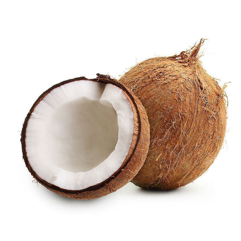 Fresh Coconut (India) Broken into 2 Halves (No Exchange or Refund for this Product)