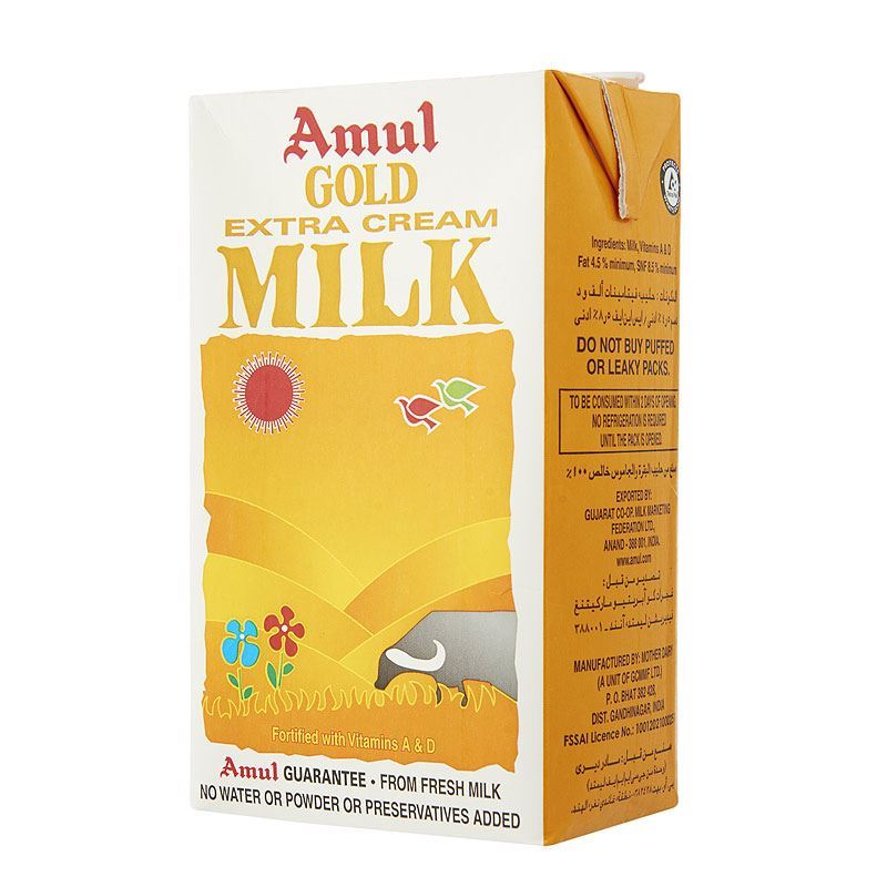 AMUL Gold Extra Cream UHT Milk