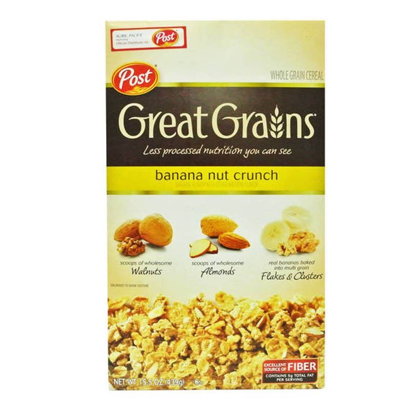 Post Selects Great Grain Banana Nut Crunch Cereal