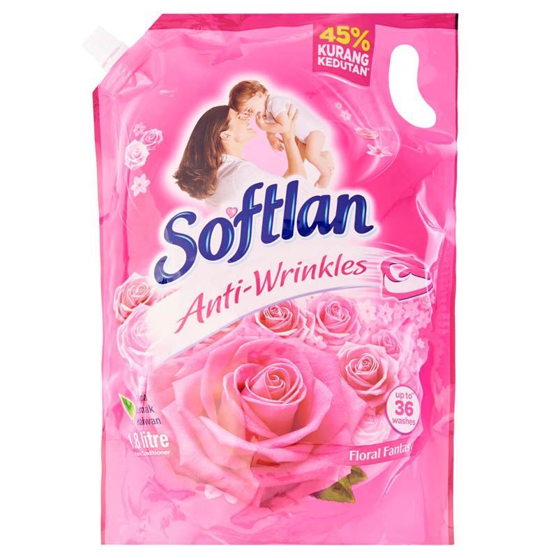 Softlan Anti Wrinkles Floral Fantasy Fabric Conditioner
