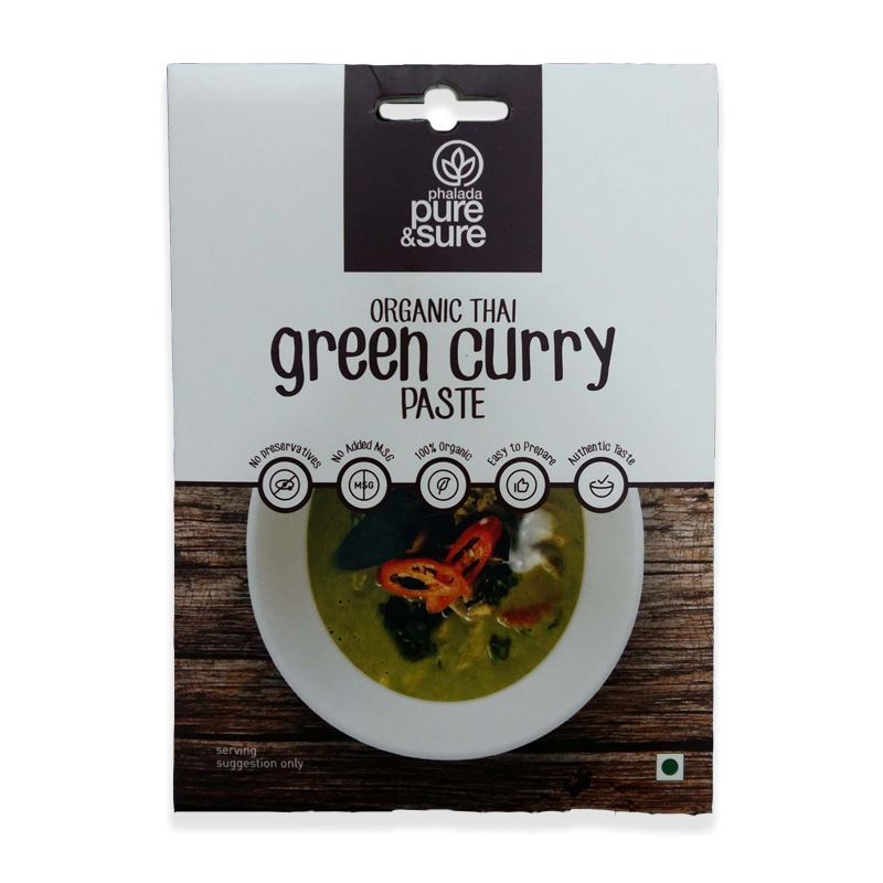 Phalada Pure & Sure Organic Green Curry Paste