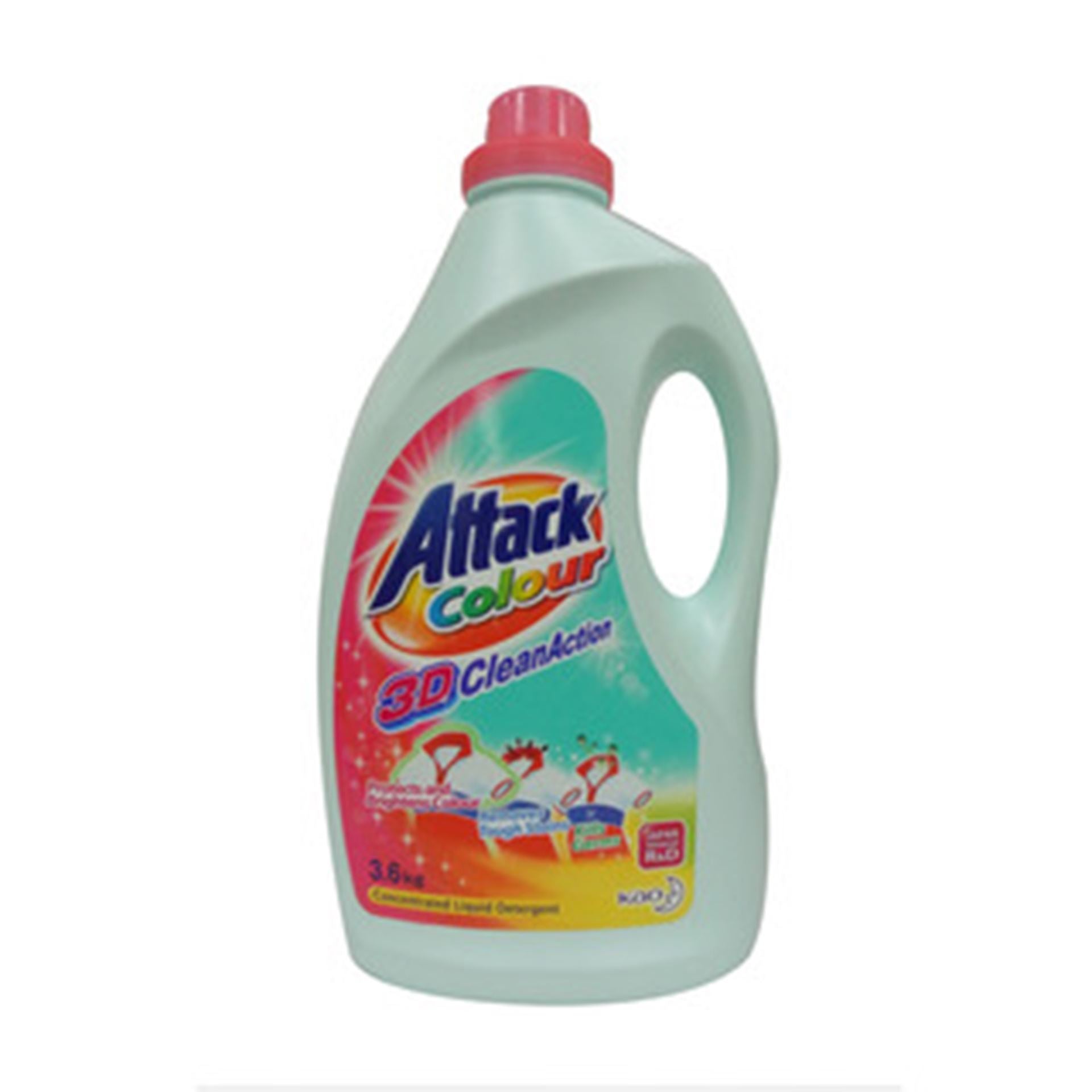 Attack Colour Concentrated Liquid Detergent Refill - 1.4 Kg