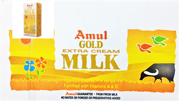 AMUL Gold Extra Cream UHT Milk