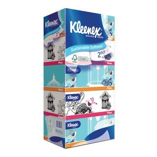 Kleenex 2 Ply Classic Facial Tissue Clean & Soft
