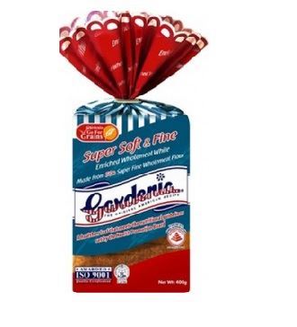 Gardenia  Super Soft & Fine Wholemeal White Bread