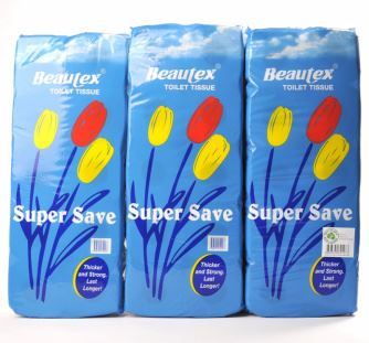 BEAUTEX Super Save Toilet Tissue Rolls