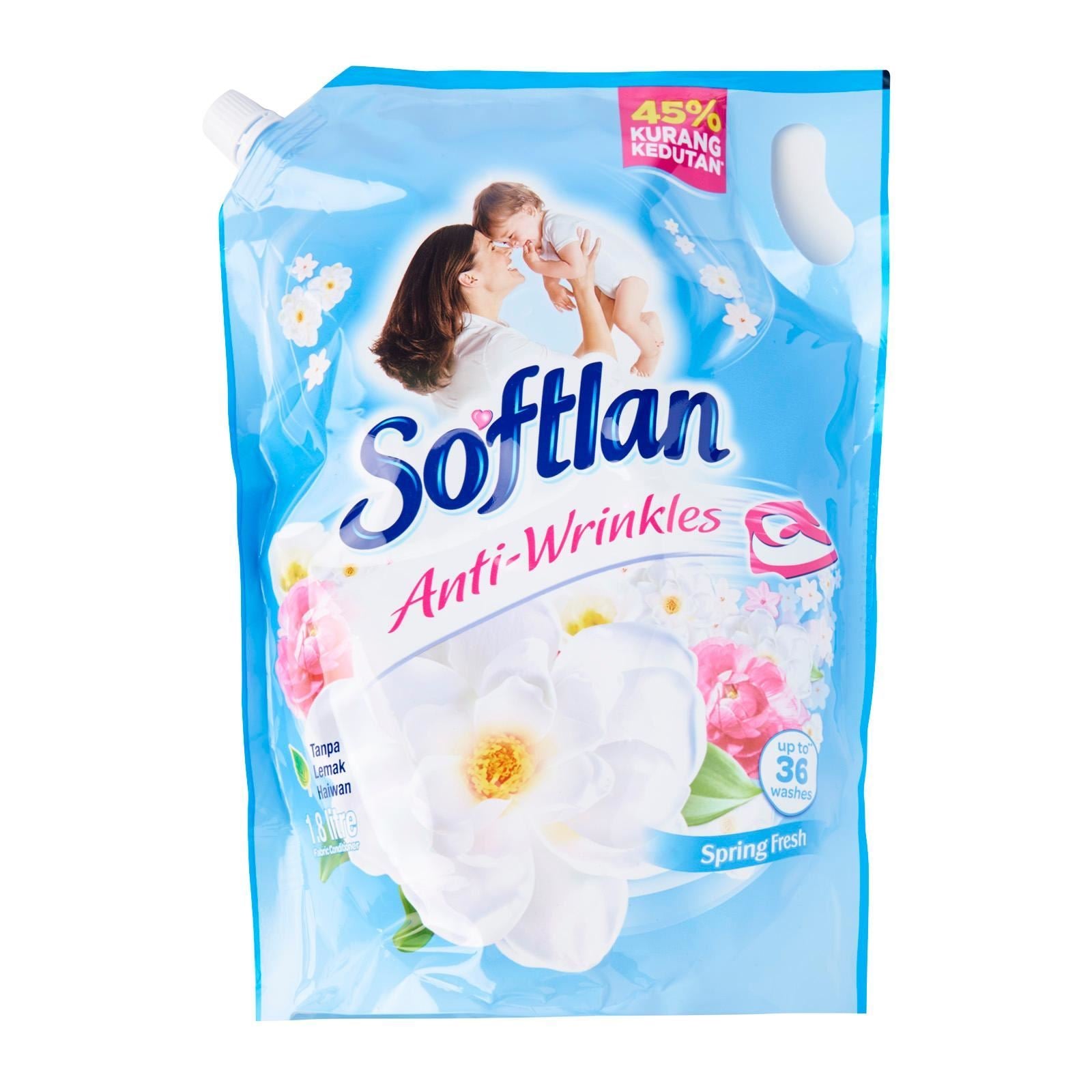Softlan Anti Wrinkles Spring Fresh Fabric Conditioner