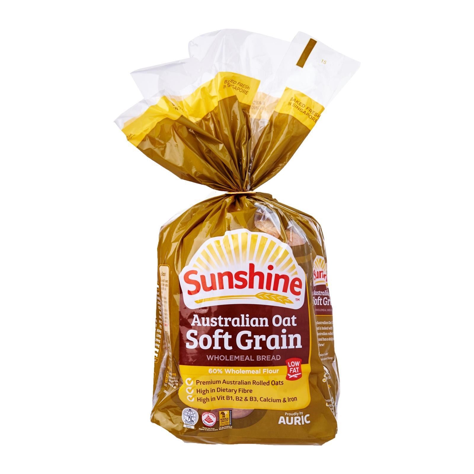 Sunshine Australian Oat Soft Grain Wholemeal Bread | Sunshine ...