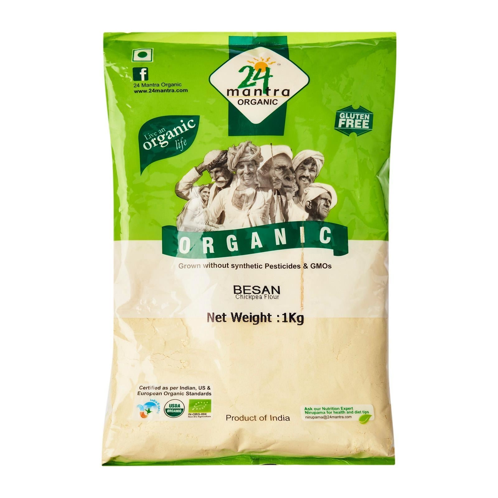 24 MANTRA Besan Flour (Certified ORGANIC)