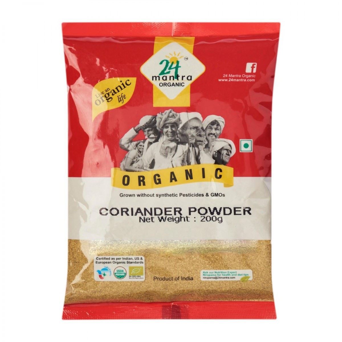 24 MANTRA Coriander Powder (Certified ORGANIC)