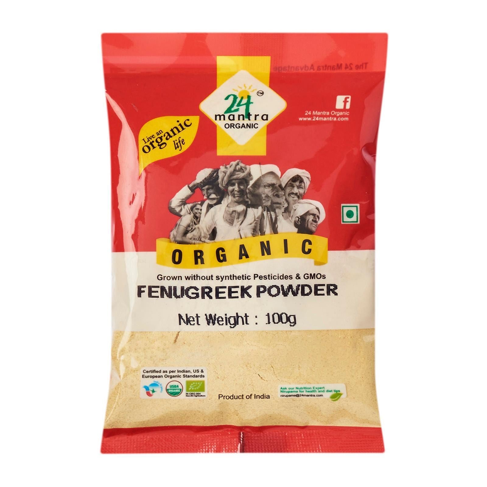 24 MANTRA Fenugreek Powder  (Certified ORGANIC)