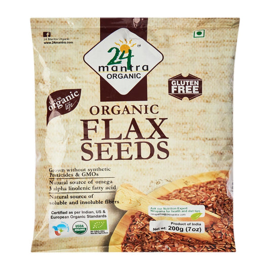 24 MANTRA Flax Seeds (Certified ORGANIC)