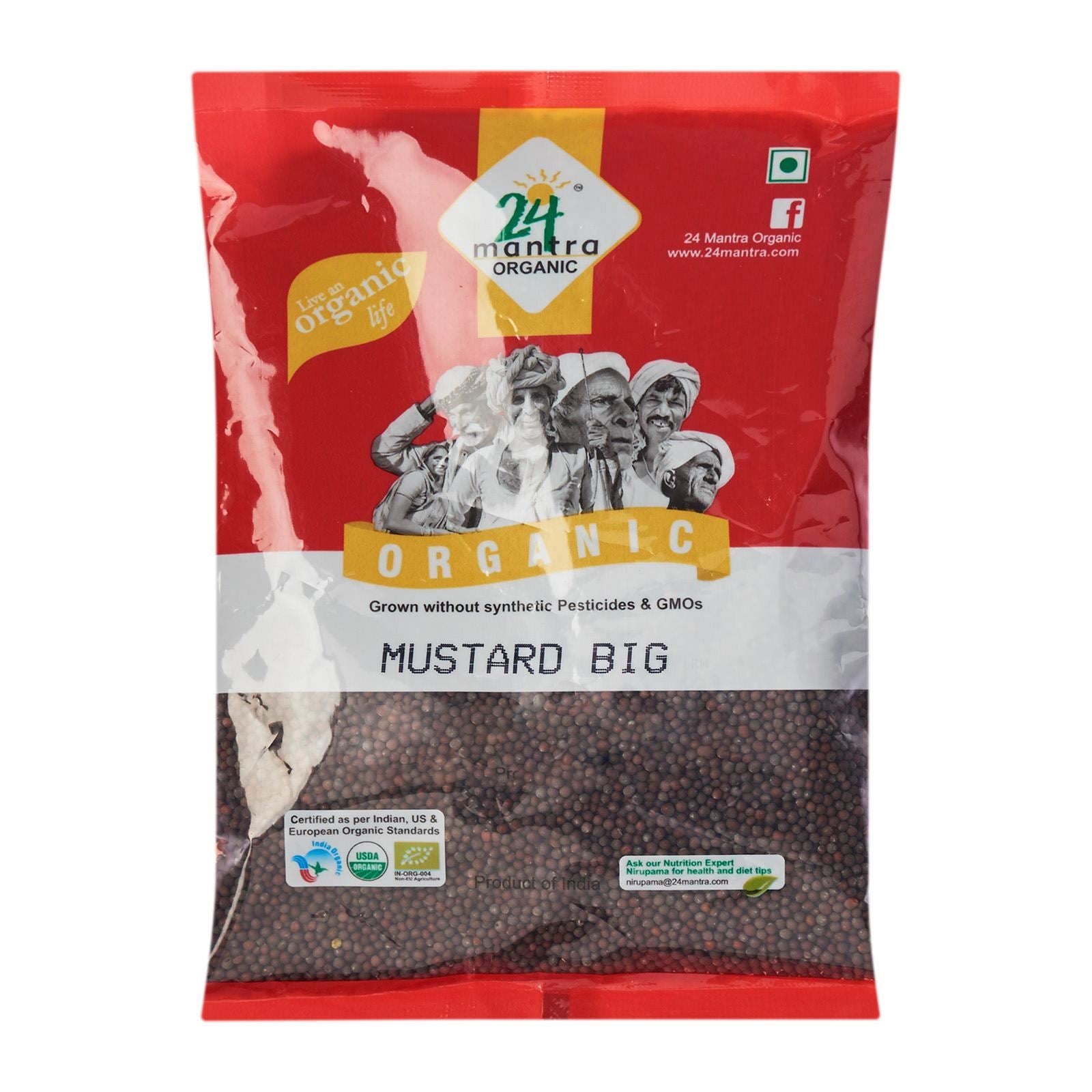 24 MANTRA  Mustard Seeds Small (Certified ORGANIC)
