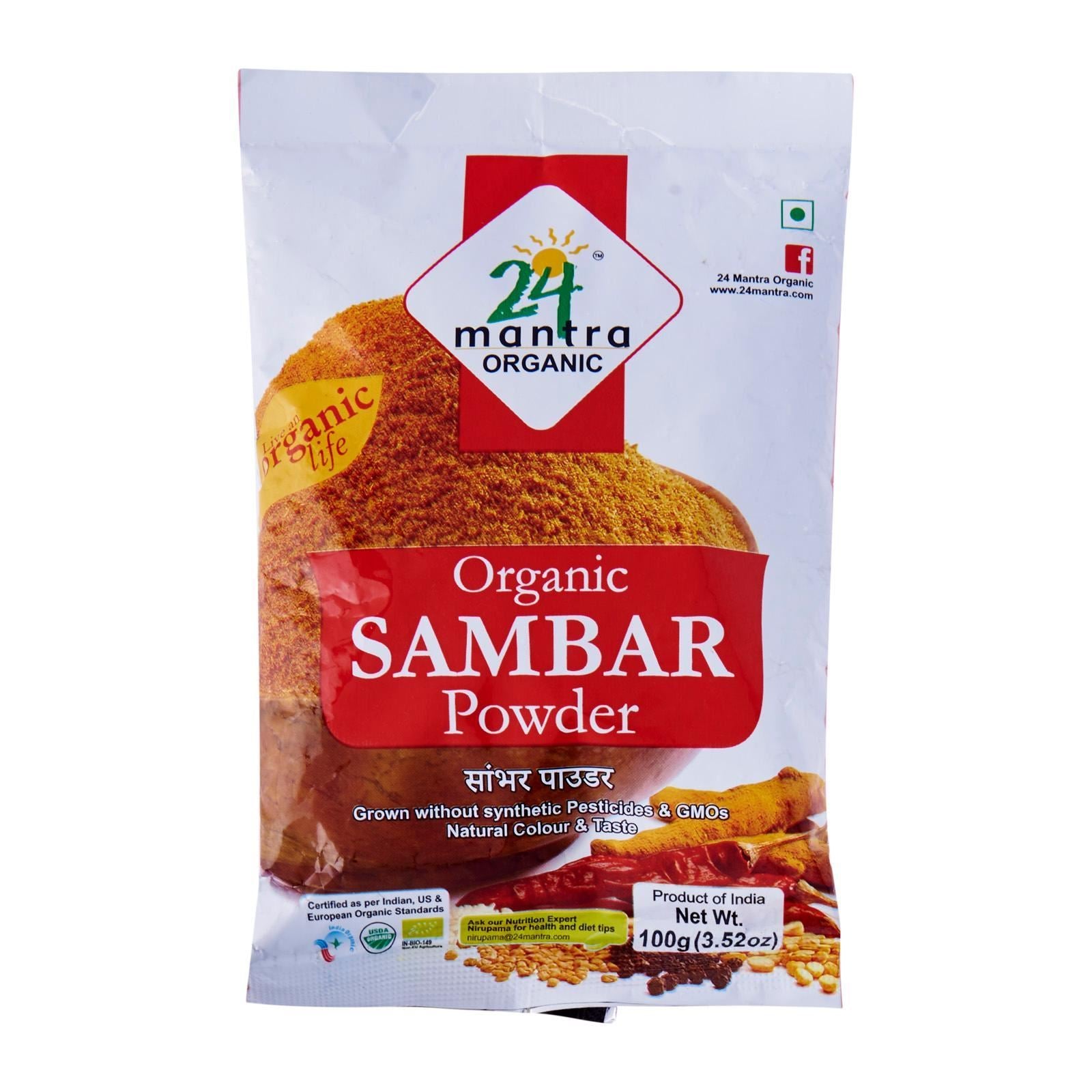 24 MANTRA Sambar Powder (Certified ORGANIC)