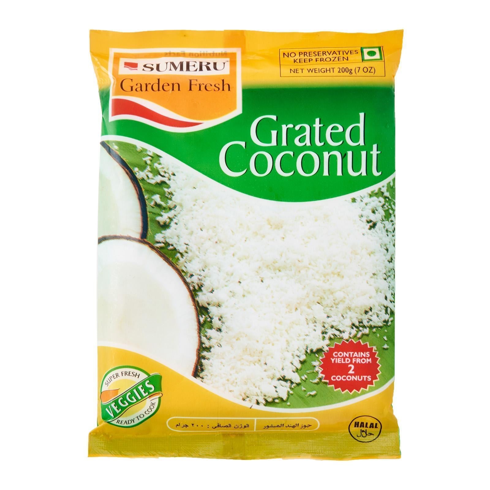 Sumeru Fresh Grated Coconut (Frozen)