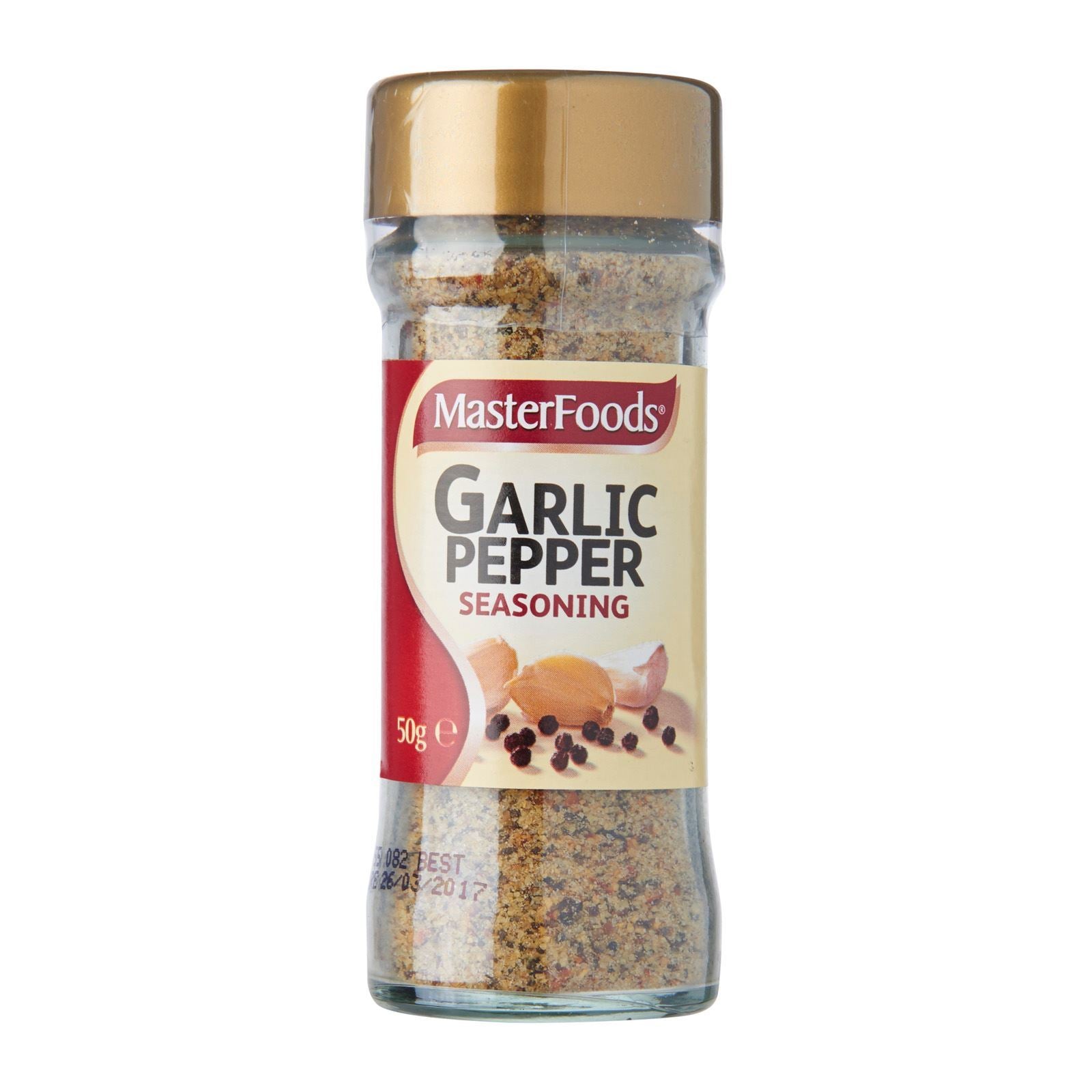 Masterfoods Garlic Pepper Seasoning Jar 50 g